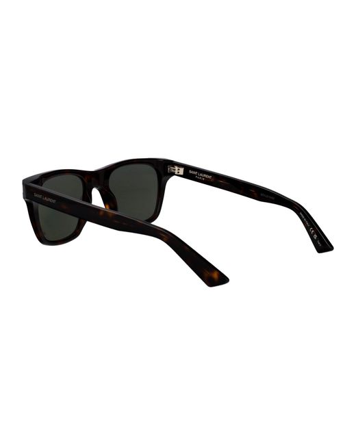Saint Laurent Black Havana-Havana- Acetate Sunglasses