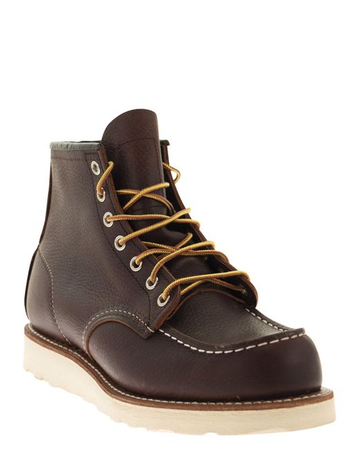 Red Wing Brown Classic Moc 8138 Lace Up Boot