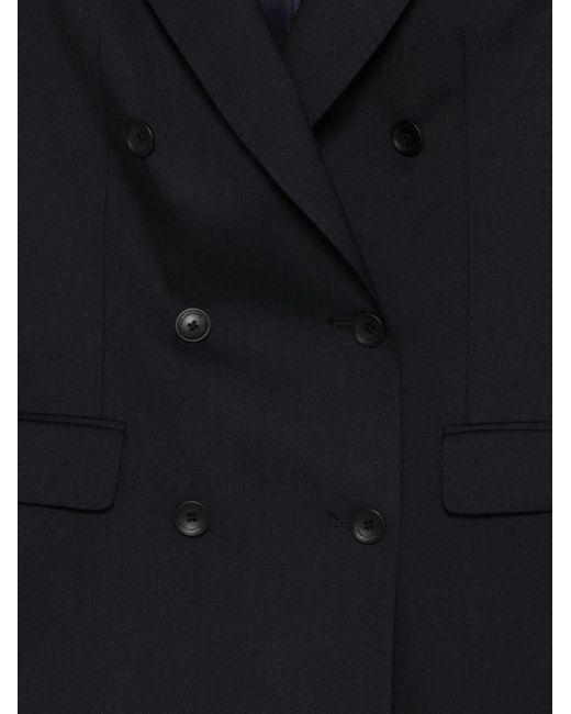 Tagliatore Blue Double-Breasted Blazer