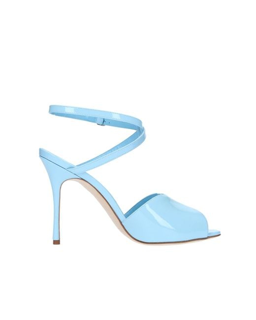 Manolo Blahnik Blue Hourani 105 Sandals