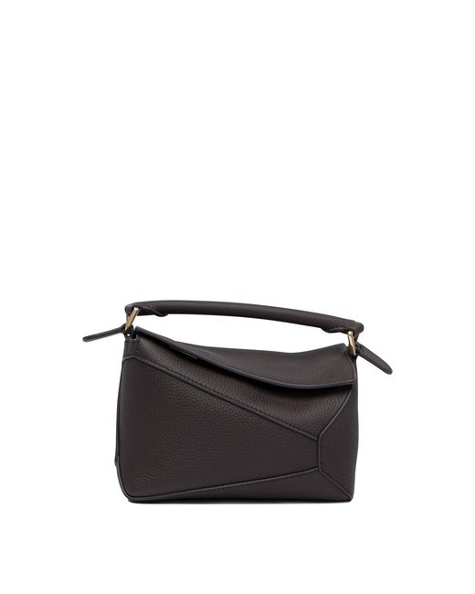 Bourse "Puzzle Mini" Loewe en coloris Black