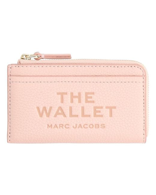 Marc Jacobs Pink Leather Card Holder
