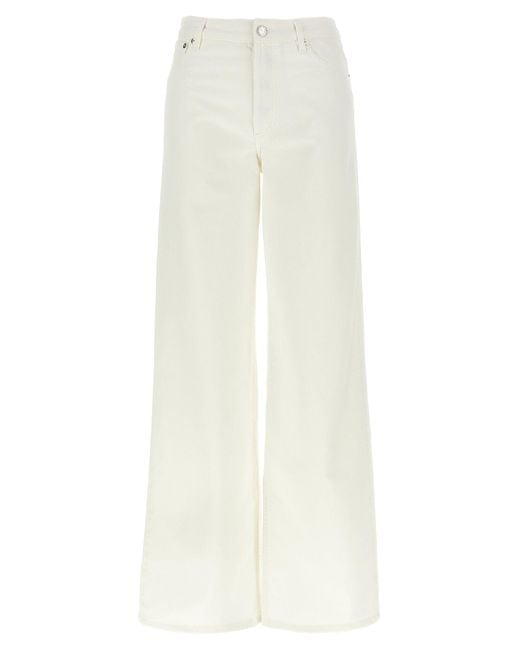 A.P.C. White Elisabeth" Jeans