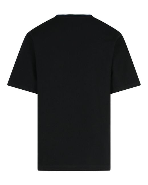 Dolce & Gabbana Black Cotton T Shirt