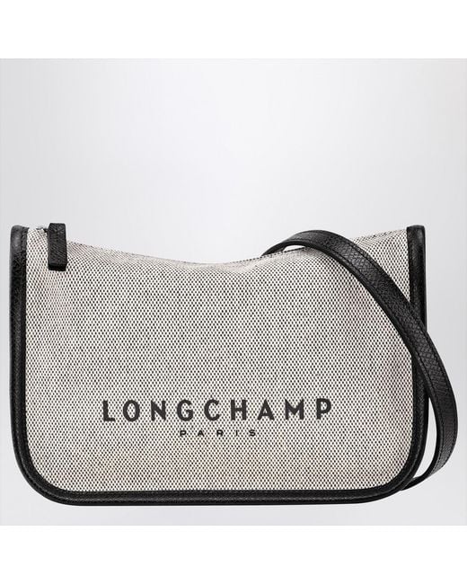 Longchamp Metallic S Essential Crossbody Bag Ecrù