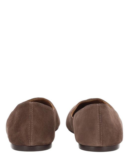 Khaite Brown Jane Flat