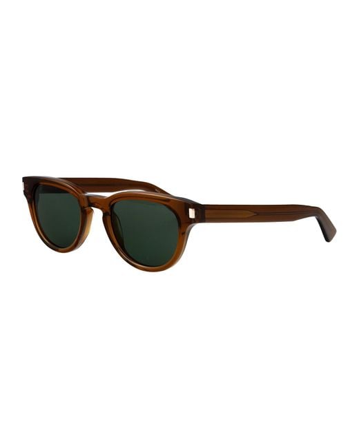 Saint Laurent Green Acetate Sunglasses