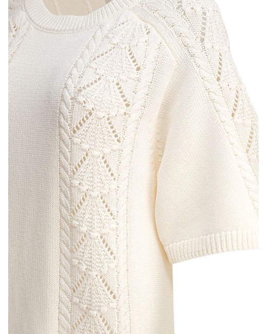 Loulou de Saison Natural Dresses White