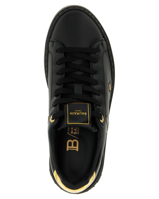 Balmain Black 'B Court' Sneakers