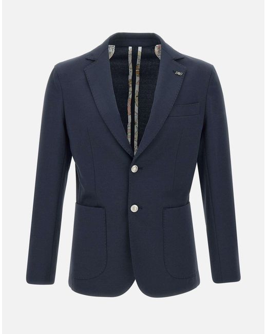 Bob Blue Lord400 Slim Blazer for men