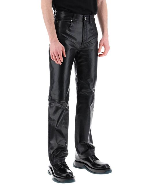 Leather Pant di AMI in Black