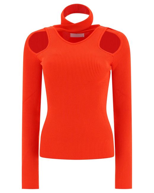 Coperni Red Top With Cut-Out