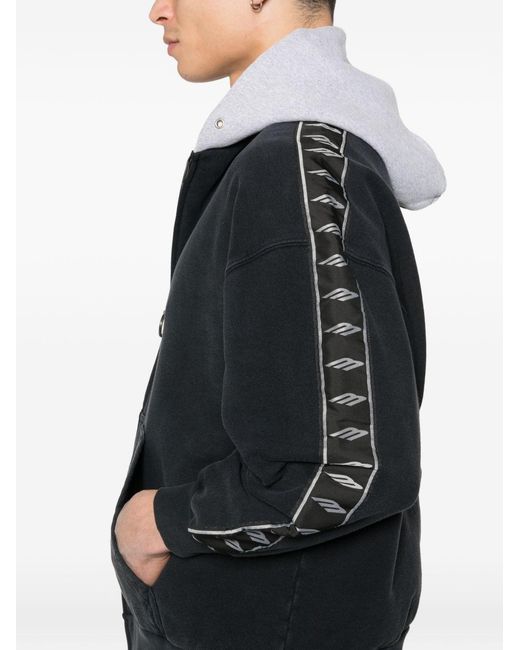 Balenciaga Black Cotton Hoodie for men