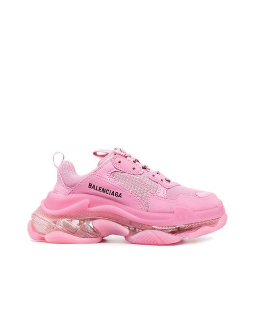 Balenciaga Lage Top Sneakers in het Pink