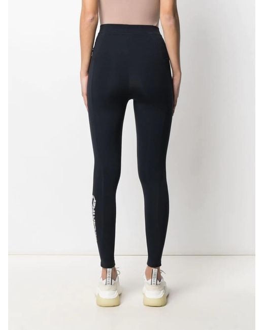Stella McCartney Legging Met Logoprint in het Blue