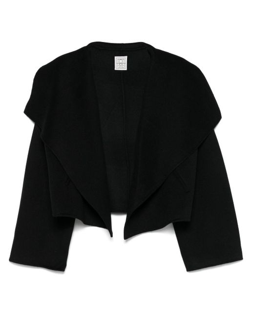 Chaqueta Signature Double Totême  de color Black