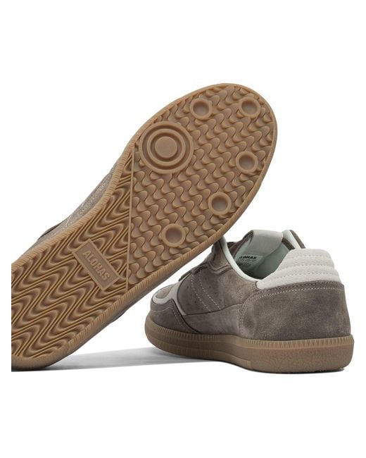 Alohas Tb.490 Rife Ledersneaker in Taupe in Gray für Herren