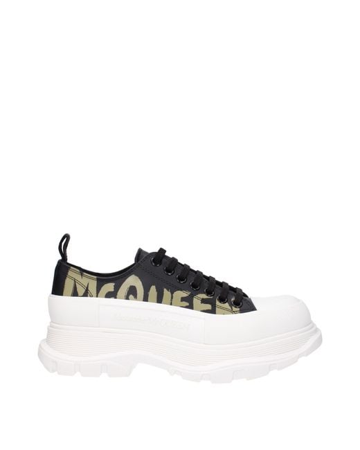 Alexander McQueen Multicolor Sneakers Leather/Khaki for men