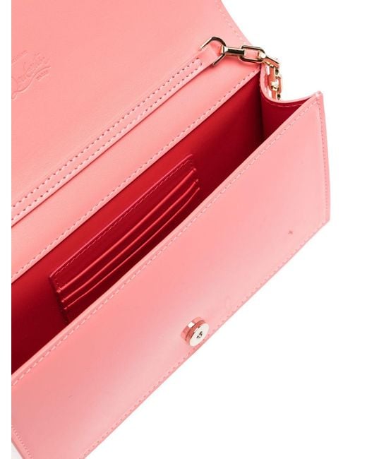 Christian Louboutin Pink Bettina Leather Clutch