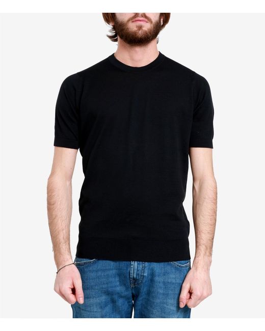 John Smedley Black Sweaters
