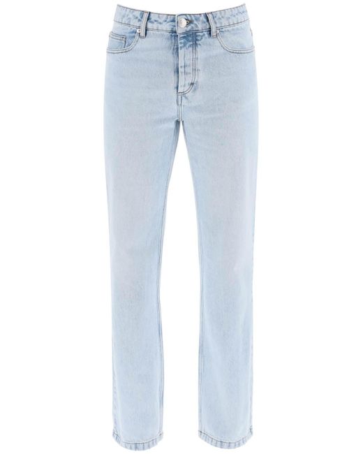 AMI Blue Ami Alexandre Matiussi Jeans Straight for men