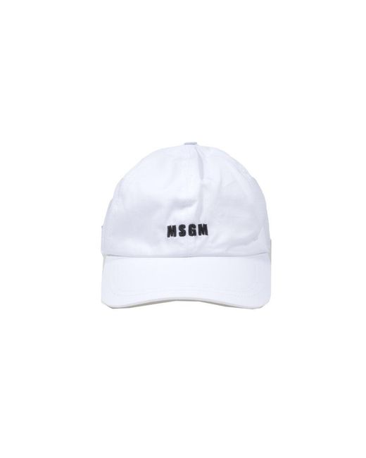 MSGM White Hüte