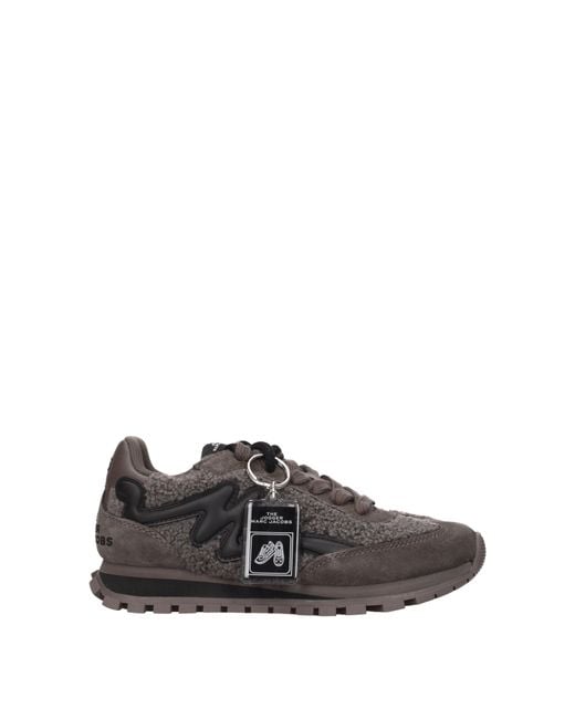 Marc Jacobs Gray Sneakers Donna Pelliccia Grigio
