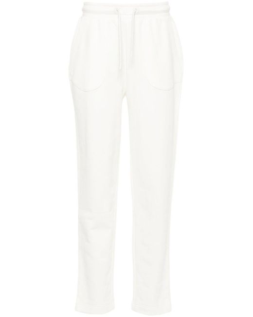 Emporio Armani White Cotton Sweatpants