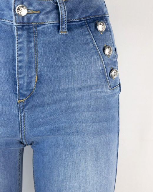 Liu Jo Blue Jeans ein Zampa Bootcup Blu