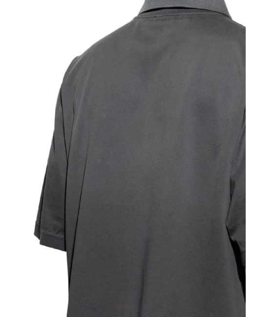 Alexander McQueen Poloshirt Met Geborduurde Doodskop in het Gray voor heren
