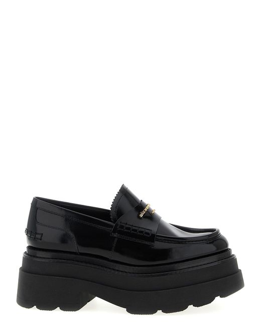 Alexander Wang Black Carter Platform' Loafers