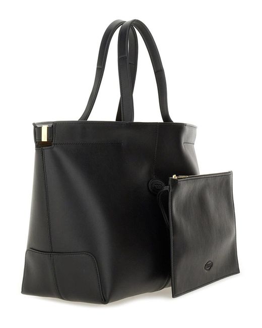 Tod's Black Di Bag Folio