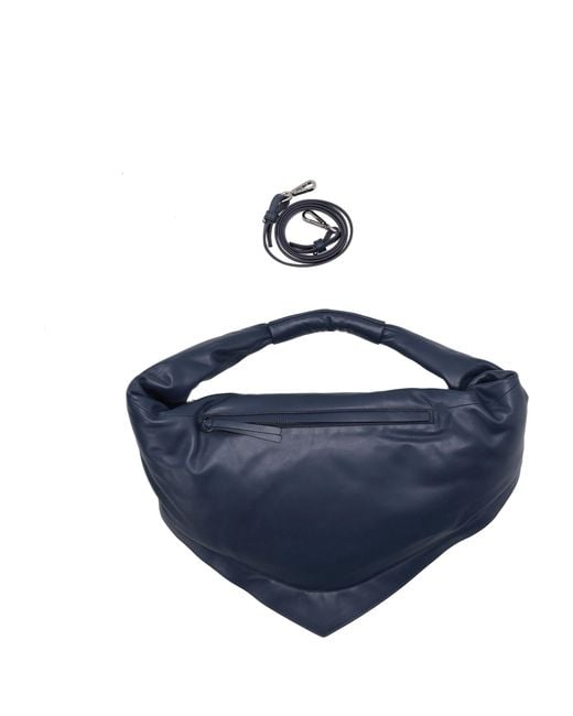 FEDERICO CINA Blue Maxi Tortellino Tote Bag