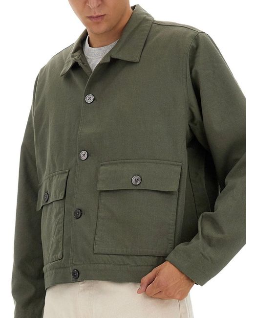 Obey Green Shirt Jacket