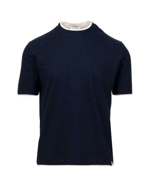 Paolo Pecora Blue T Shirts And Polos