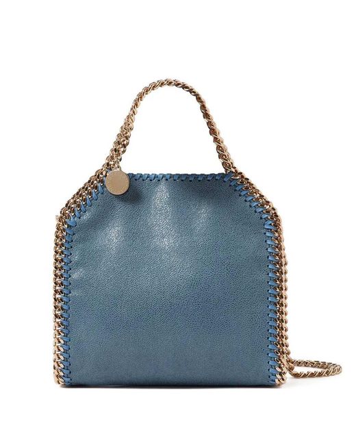Stella McCartney Blue Falabella Tote Bag