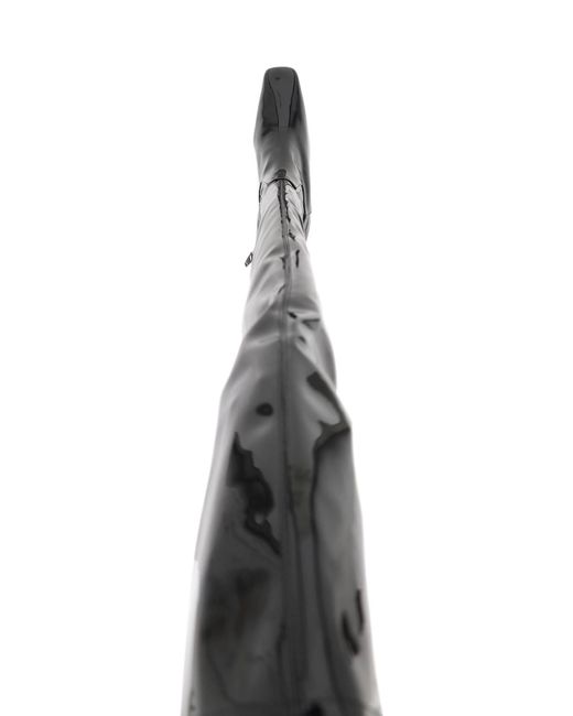 Botas Cuissardes de charol elástico Coperni de color Black
