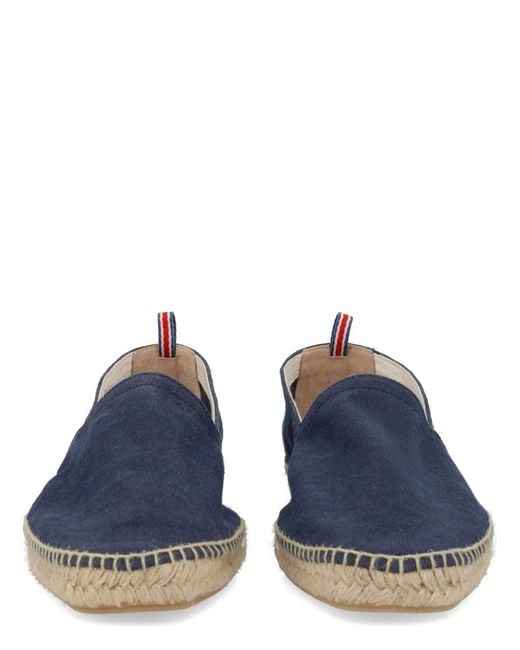 Castaner Blue Cotton Ovine Leather