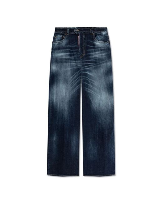 DSquared² Blue Jeans With Logo