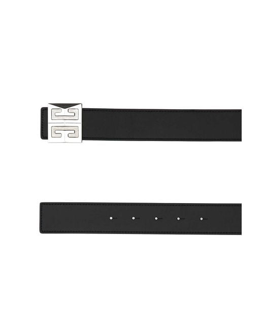 Givenchy Black Leather Belt for men