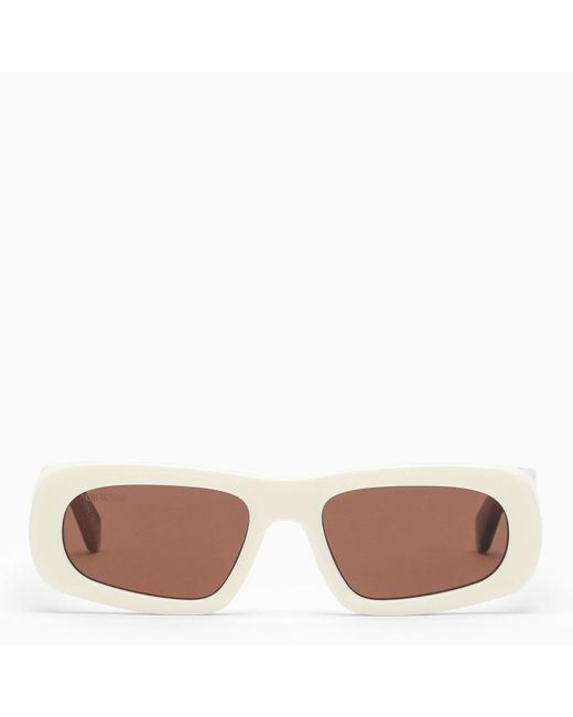 Off-White c/o Virgil Abloh Tm Austin White/brown Sunglasses in Pink | Lyst