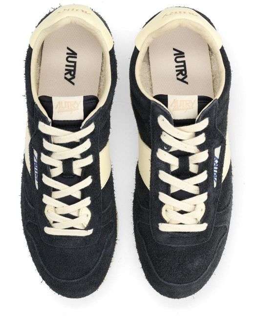 Autry Black Color Block Sneakers for men