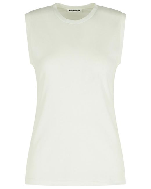 Jil Sander White '3 Pack' weißes Baumwoll -T -Shirt