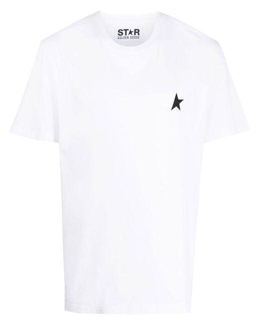 Golden Goose Deluxe Brand T-Shirt aus Baumwolle mit -Logo in White für Herren