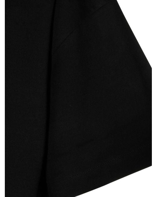 Jil Sander Black Cotton T-Shirt