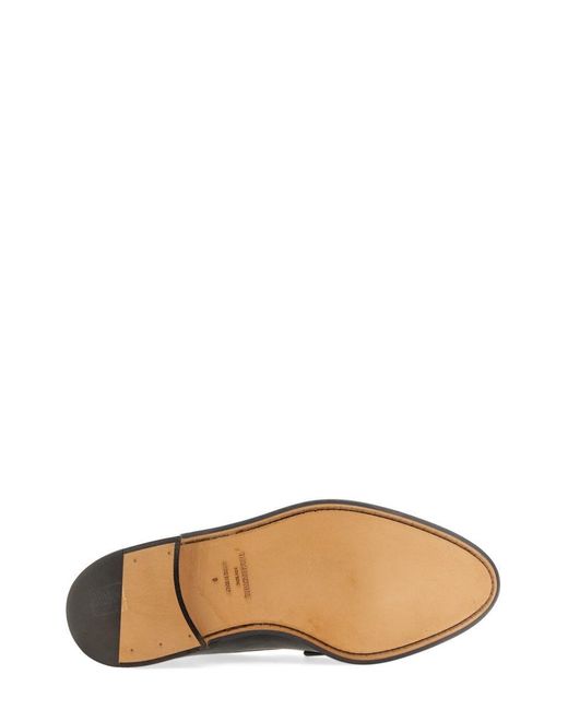 Thom Browne Black Varsity Penny Loafer for men
