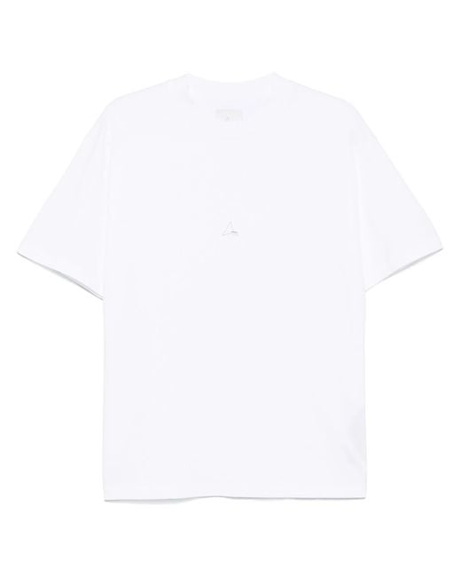 Roa White Logo T Shirt for men