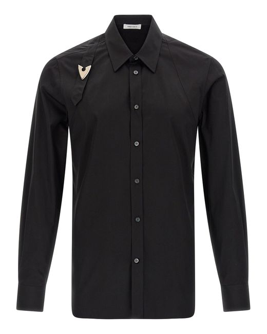 Harness Camicie Nero-Uomo di Alexander McQueen in Black da Uomo
