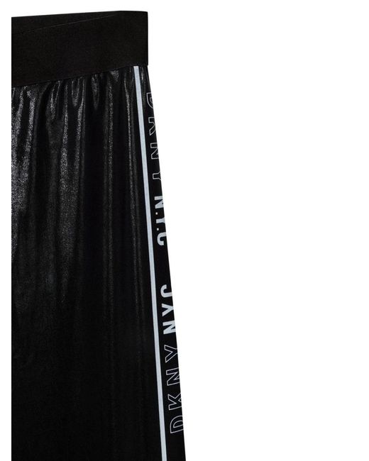 DKNY Black Leggings Con Stampa for men