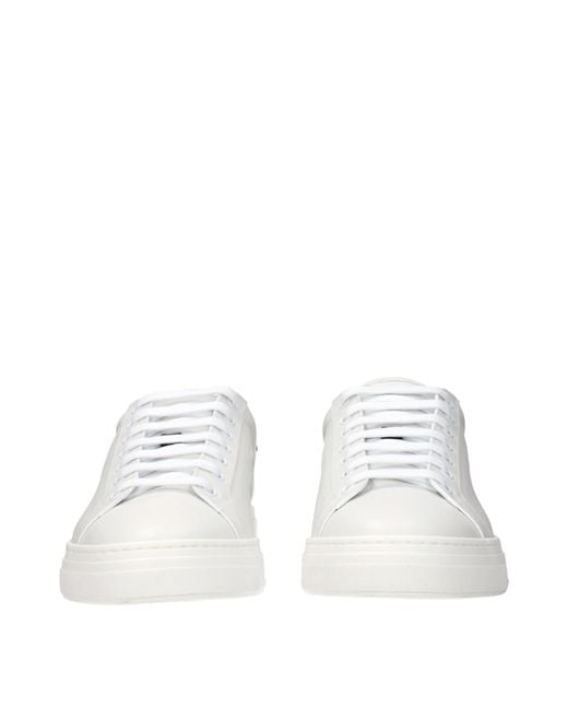 CU | LT ESSENCE White Sneakers Leather/Ink for men